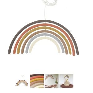 NWOT BlaBla baby rainbow mobile